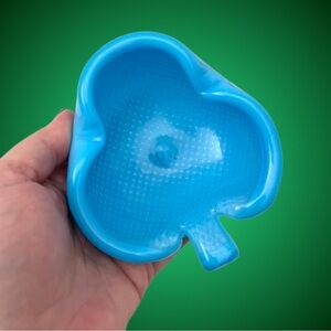 Super rare vtg blue Murano bridge suit club ashtray bullicante Barbini?